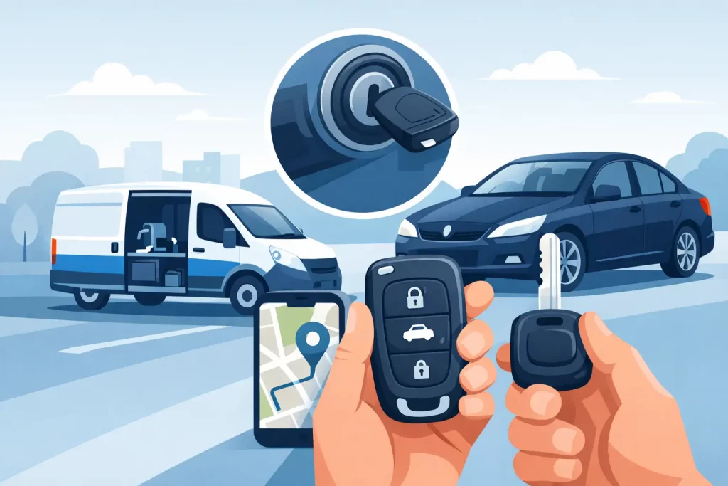 Mobile Car Key Cutting Where You Need It